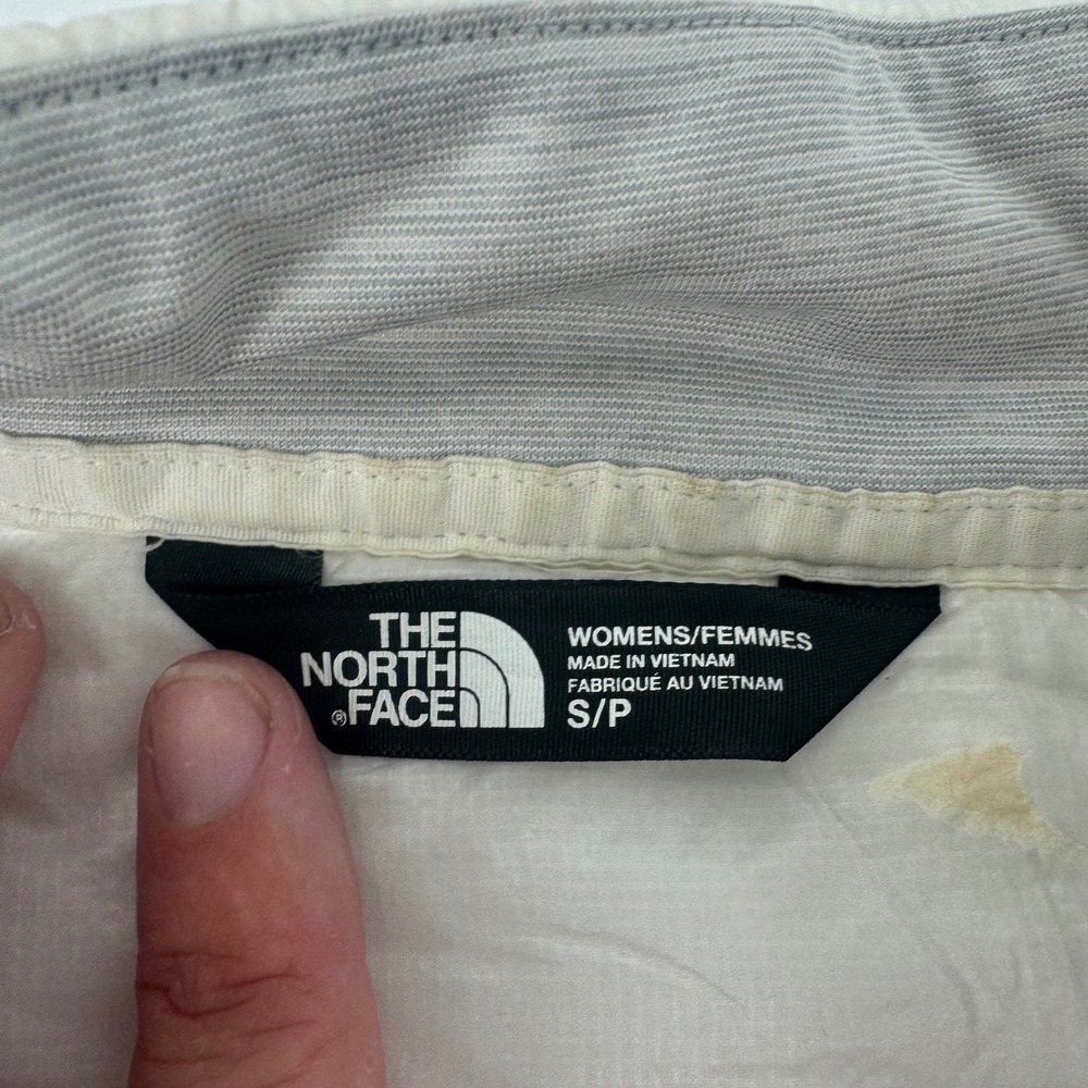 The North Face Flight Series Womens Running Jacket White Gray Full Zip Small - Picture 3 of 4